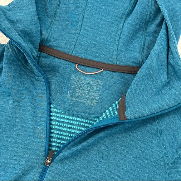 Patagonia Capilene Hoodie 3/4-zip Midweight Baselayer Shirt Women’s - Picture 4 of 8
